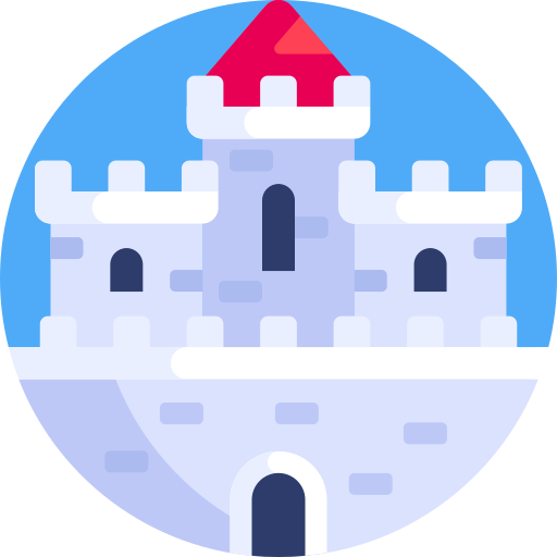castillo Detailed Flat Circular Flat icono