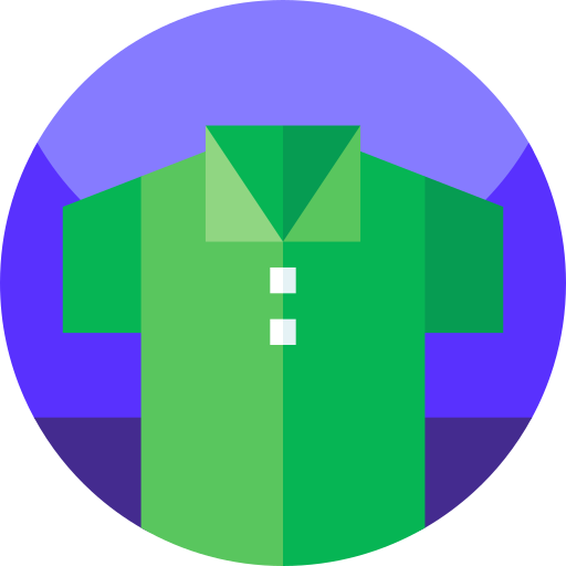 Polo shirt Geometric Flat Circular Flat icon