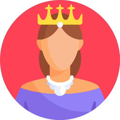Queen Detailed Flat Circular Flat icon