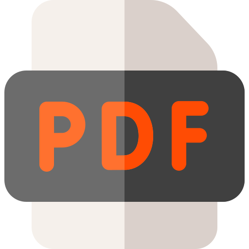 archivo pdf Basic Rounded Flat icono