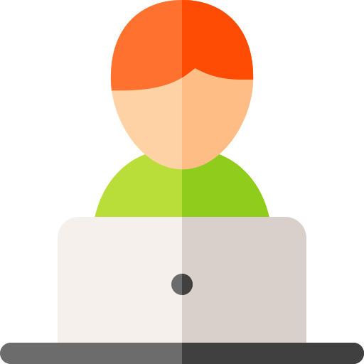 온라인 학습 Basic Rounded Flat icon