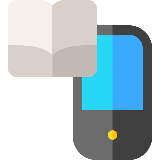 ebook Basic Rounded Flat ikona
