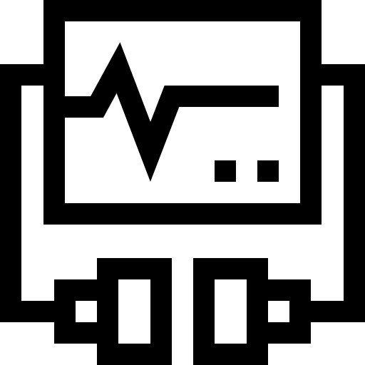 Defibrillator Basic Straight Lineal icon