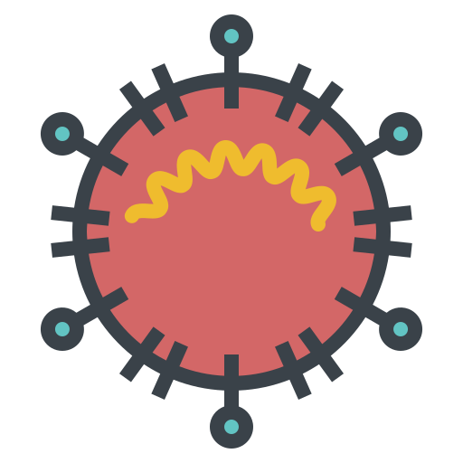 コロナウイルス Becris Lineal color icon