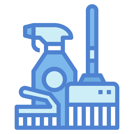 청소 도구 Generic Blue icon
