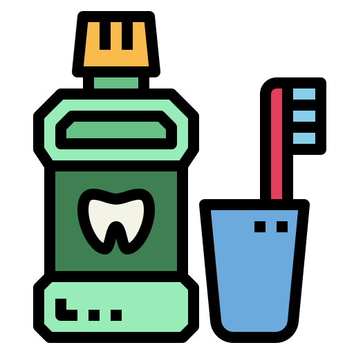 Mouthwash Smalllikeart Lineal Color icon