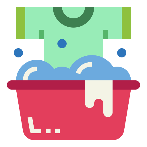 waschen Smalllikeart Flat icon