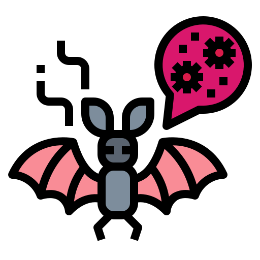 Bat Smalllikeart Lineal Color icon
