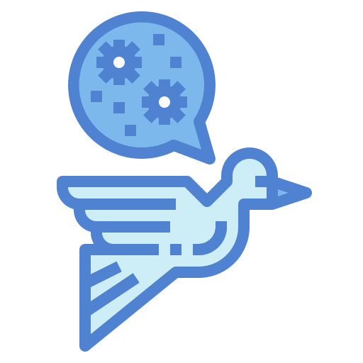 oiseau Generic Blue Icône