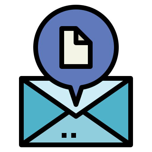 e-mail Smalllikeart Lineal Color icona