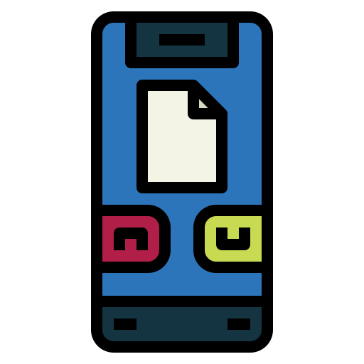 smartphone Smalllikeart Lineal Color icon