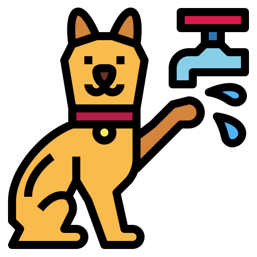猫 Smalllikeart Lineal Color icon