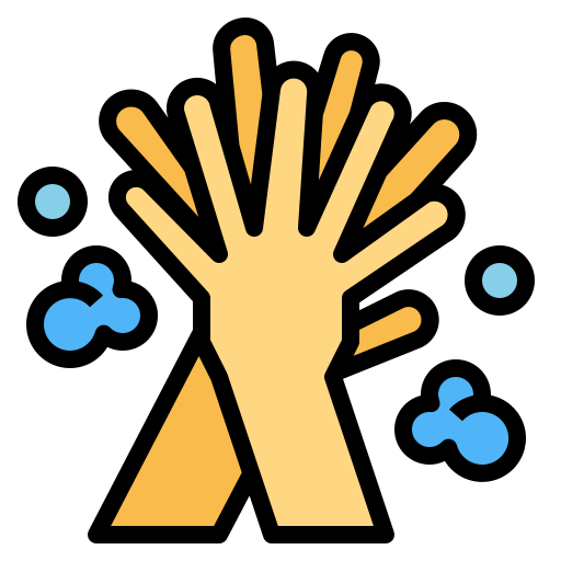 Мытье рук Smalllikeart Lineal Color иконка
