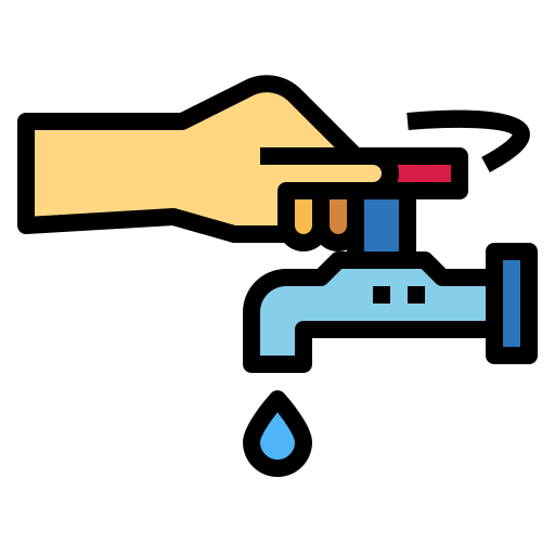 lavarse las manos Smalllikeart Lineal Color icono