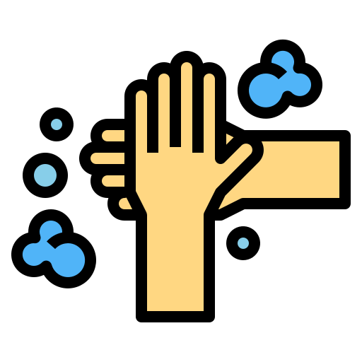lavaggio delle mani Smalllikeart Lineal Color icona