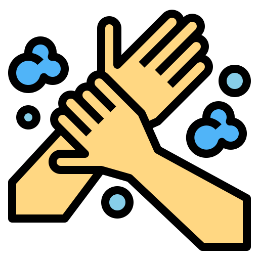 lavaggio delle mani Smalllikeart Lineal Color icona