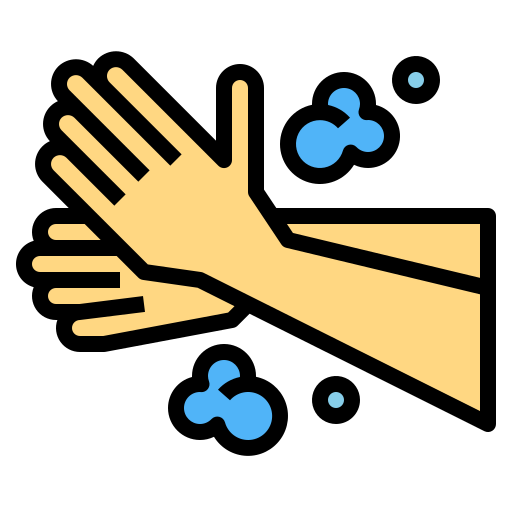 lavarse las manos Smalllikeart Lineal Color icono