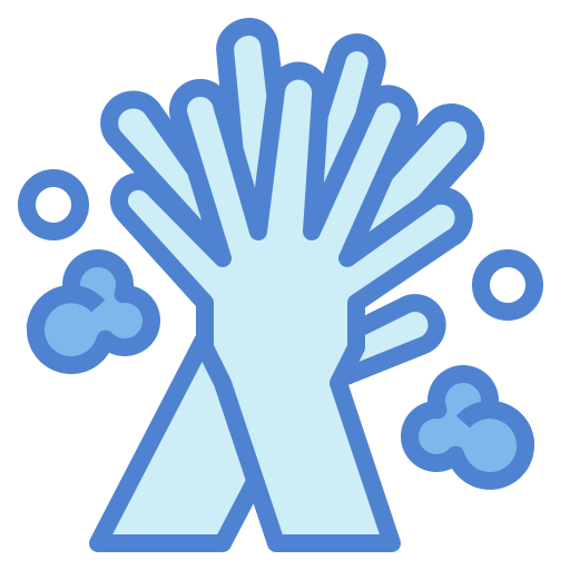 mycie rąk Generic Blue ikona