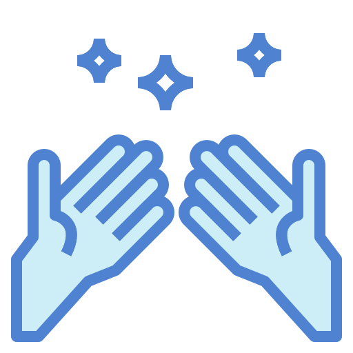 Hand washing Generic Blue icon