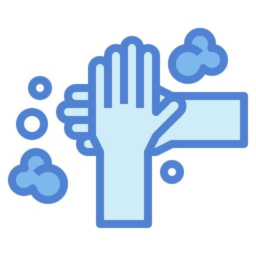 handen wassen Generic Blue icoon