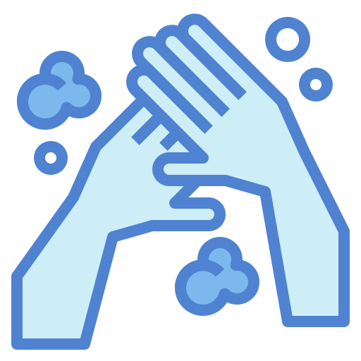 Hand washing Generic Blue icon