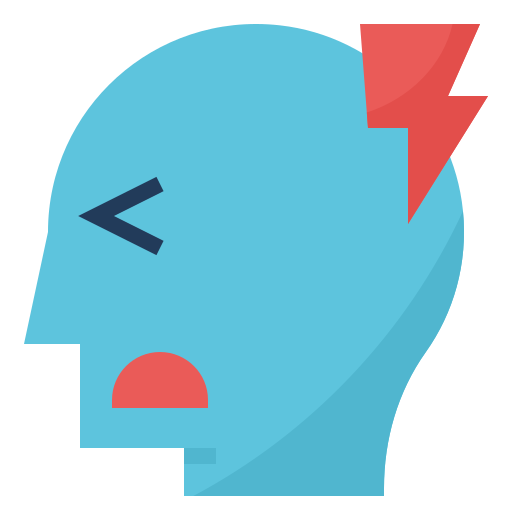 Headache Becris Flat icon