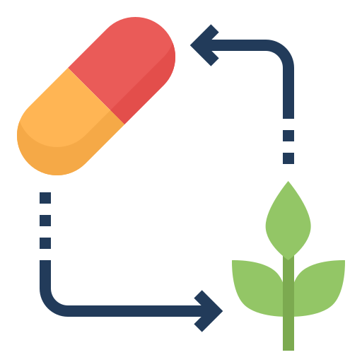 medicina alternativa Becris Flat icono