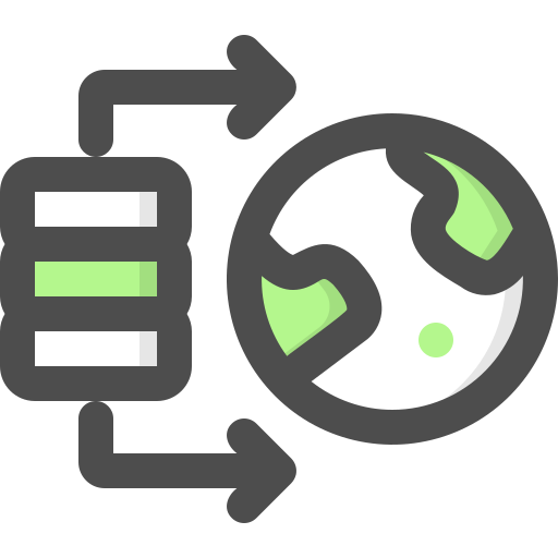 server Generic Outline Color icon