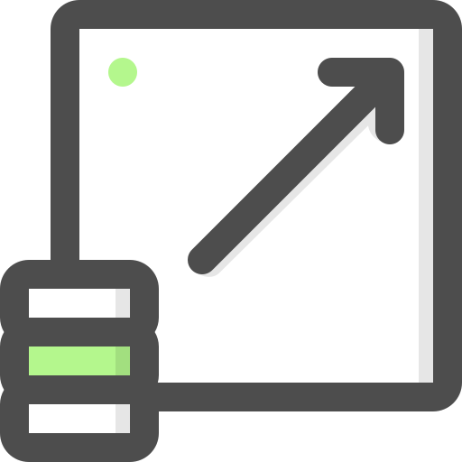 Scalability Generic Outline Color icon