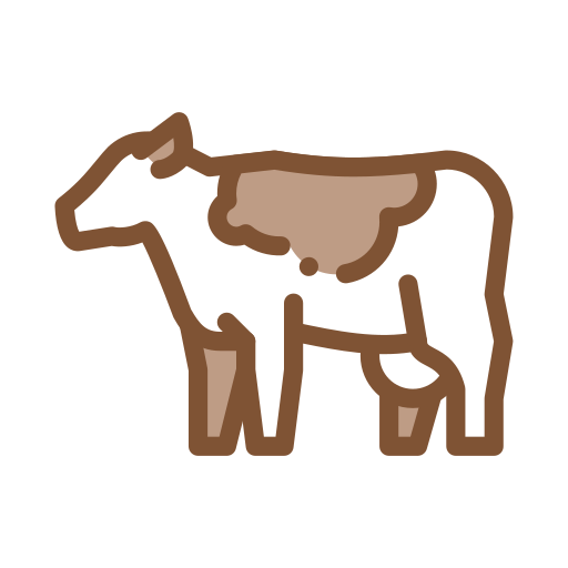 Корова Generic Outline Color иконка