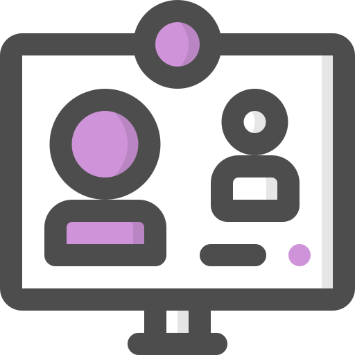 videokonferenz Generic Outline Color icon