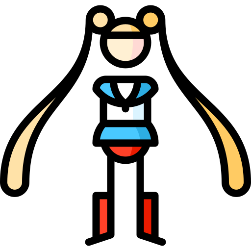 코스 플레이어 Puppet Characters Lineal Color icon