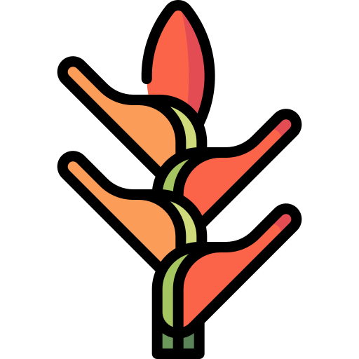Heliconia Special Lineal color icon