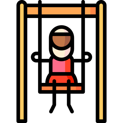 スイング Puppet Characters Lineal Color icon