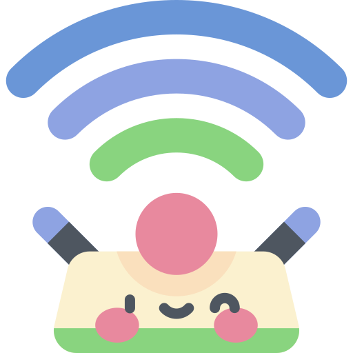 Internet Kawaii Flat icon