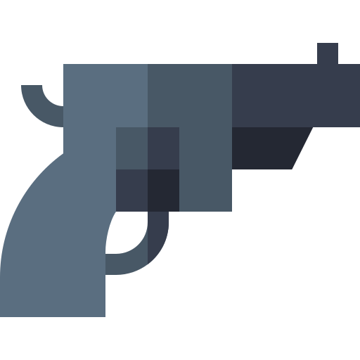 銃 Basic Straight Flat icon
