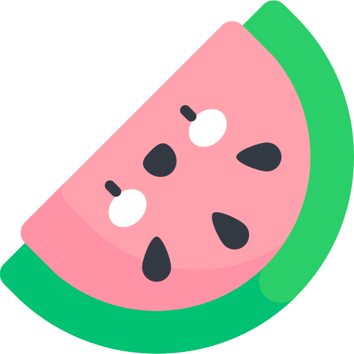 Watermelon Kawaii Flat icon