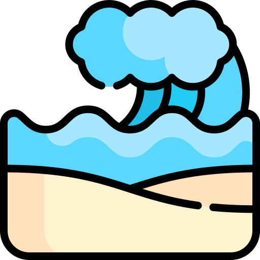 Ocean Kawaii Lineal color icon