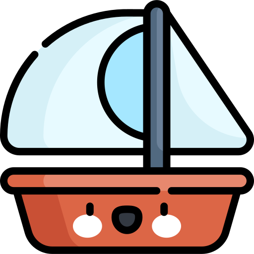 ボート Kawaii Lineal color icon
