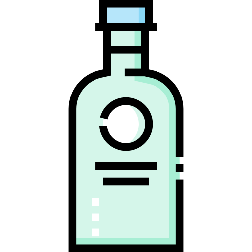 Vodka Detailed Straight Lineal color icon