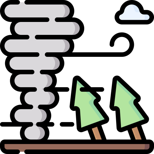 tornado Special Lineal color ikona