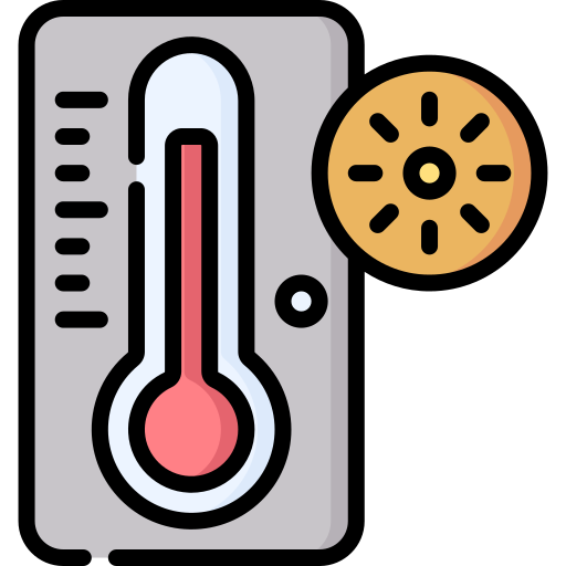 heiße temperatur Special Lineal color icon