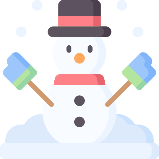 monigote de nieve Special Flat icono