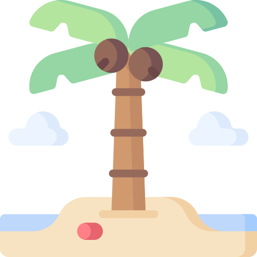 Кокосовая пальма Special Flat иконка