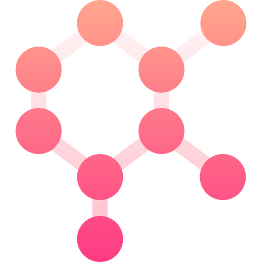 분자 Basic Gradient Gradient icon