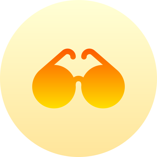 眼鏡 Basic Gradient Circular icon