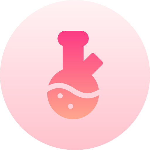 フラスコ Basic Gradient Circular icon