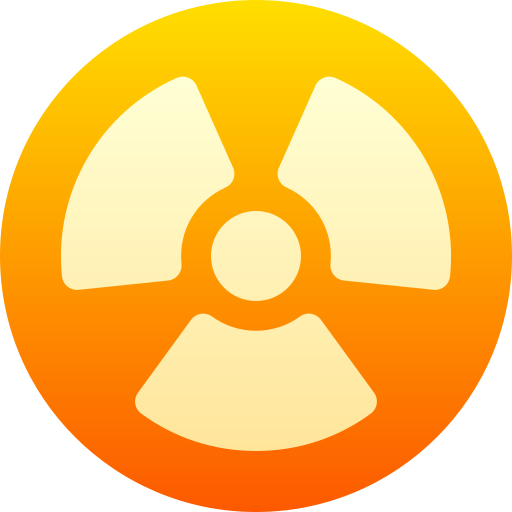 radioactief Basic Gradient Gradient icoon