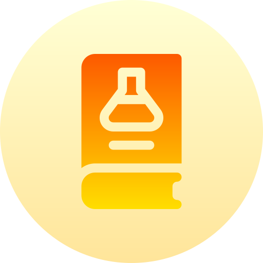 Science book Basic Gradient Circular icon