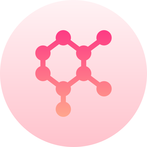 分子 Basic Gradient Circular icon